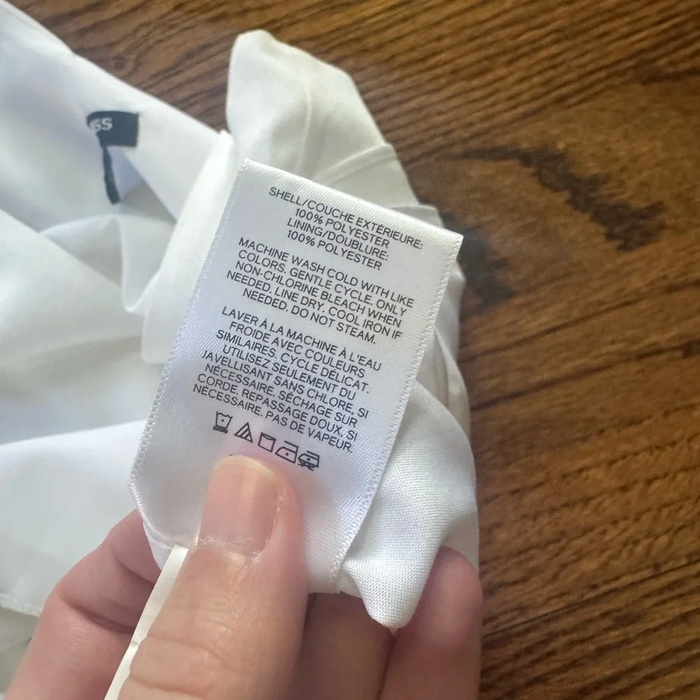 Express White Work-Ready Blouse - Picture 4 of 5